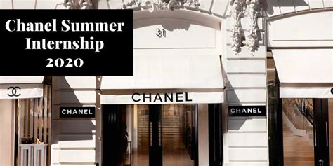 chanel 2020 summer internship|chanel legal internship.